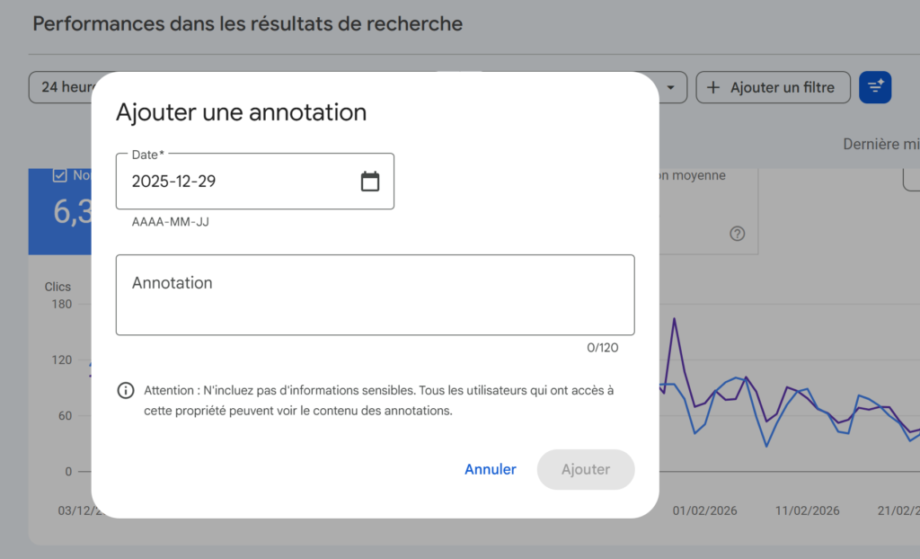 annotations dans la GSC