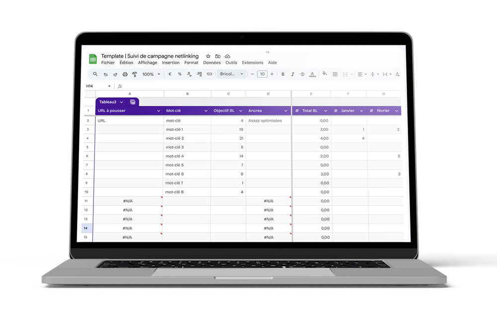 mockup suivi netlinking