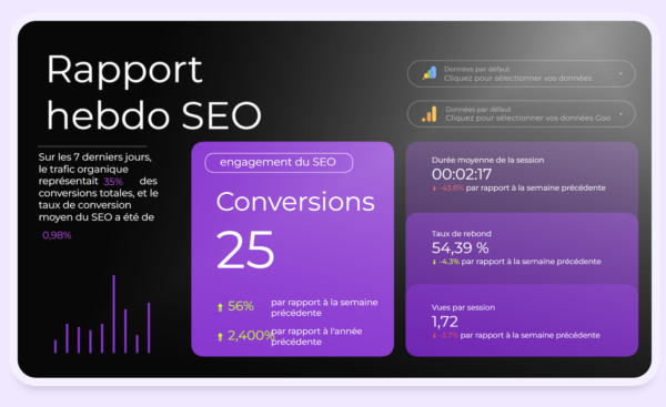 reporting conversions SEO