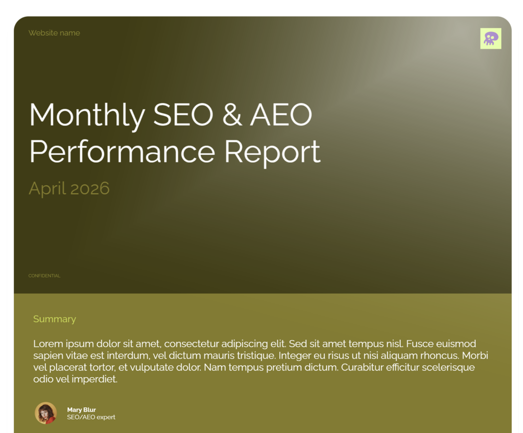 rush seo report
