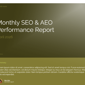 rush seo report