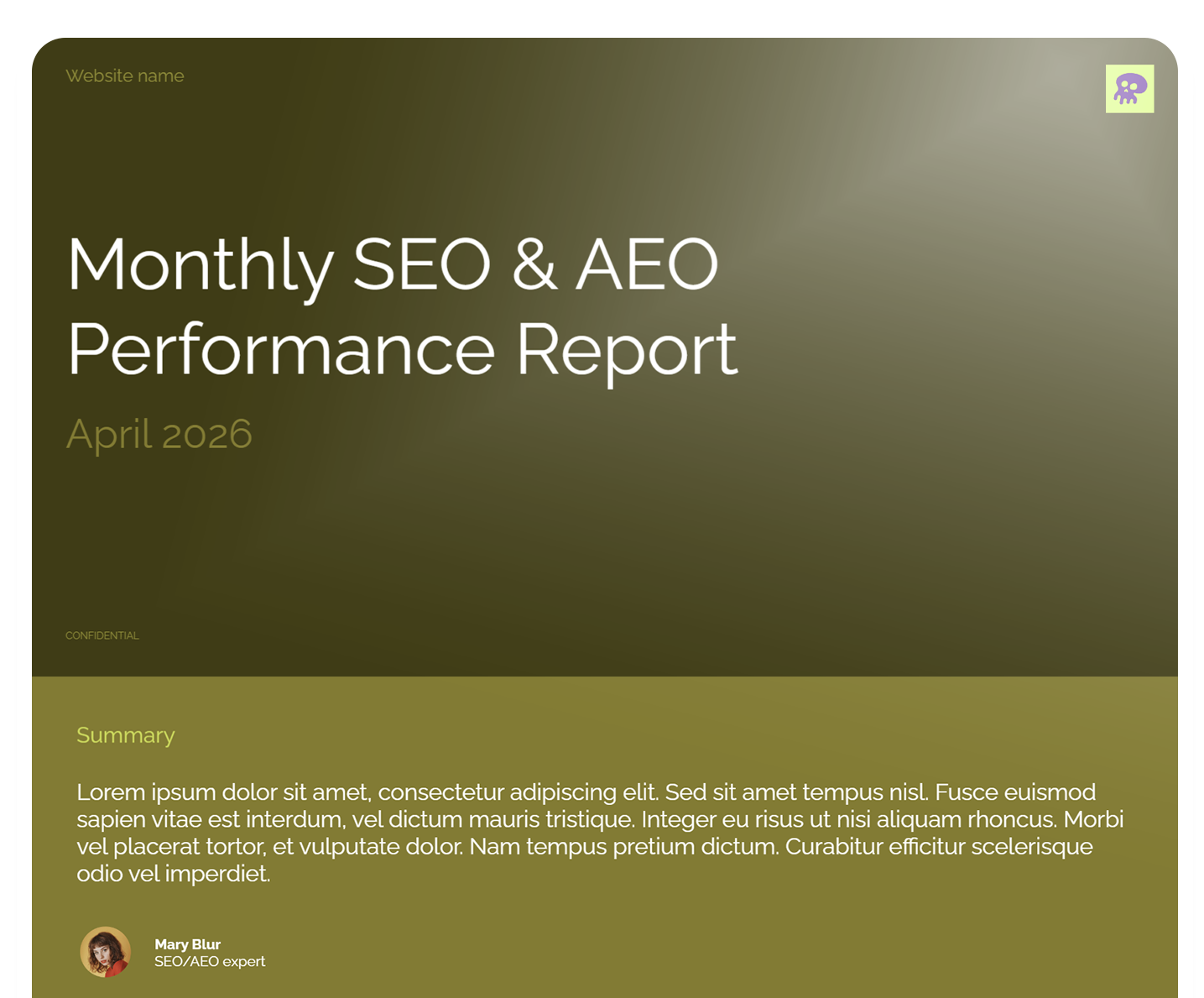 rush seo report